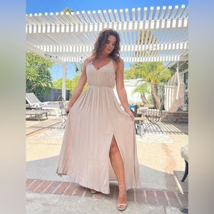 Champagne Maxi Dress